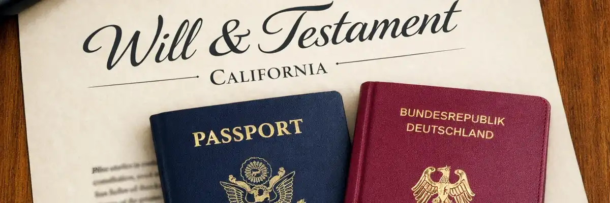Will & Testament for California-Germans